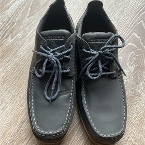 Skechers Mens Leather Upper Boat Shoes